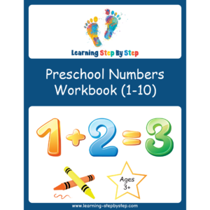 Preschool Numbers Workbook (1–10) - Printable